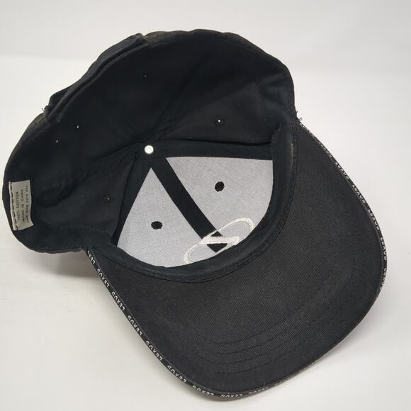 Lexus Strapback Hat Black One Size Adjustable Embroidered Logo 6 Panel - Picture 7 of 9